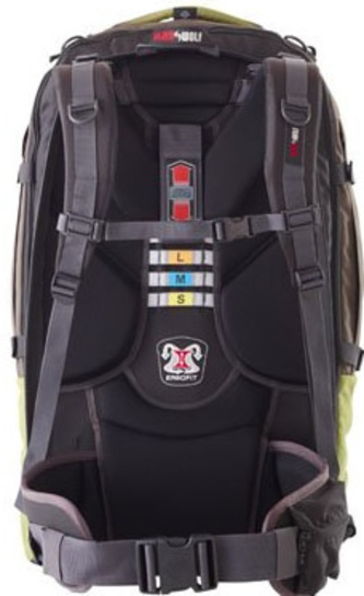 black wolf backpack