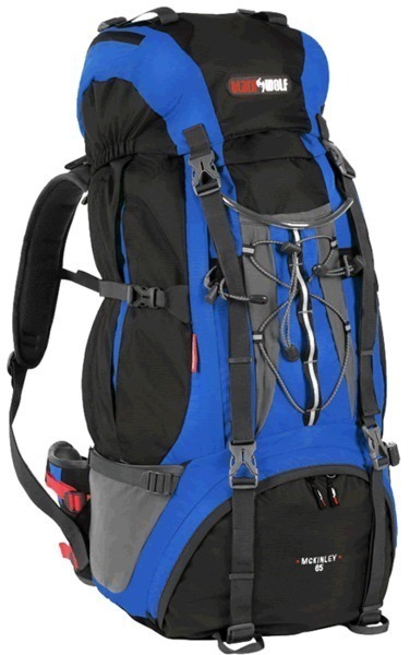black wolf backpack