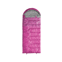 Caribee Moonshine 10c Kids hooded sleeping bag - PINK