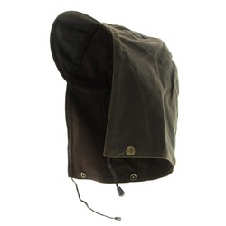 Burke and Wills Oilskin Cotton Hood with Visor