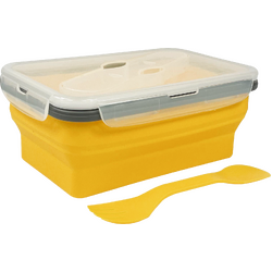 Traverse Collapsible Silicone Lunch Box 1L - Yellow