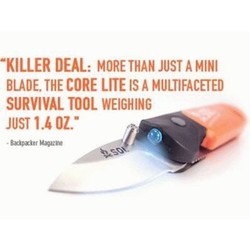 AMK SOL Core Lite Survival Knife + LED light