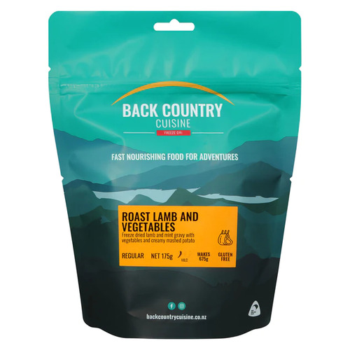 Back Country Freeze Dried Meal - Roast Lamb and Vegetables - Regular