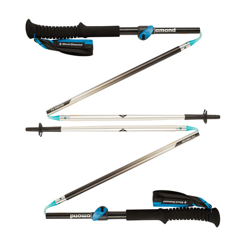 Black Diamond FlickLock Distance Z-POLE Hiking Poles - Medium