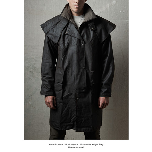 Drizabone Short 3/4 Oilskin Heavy Duty Riding Coat