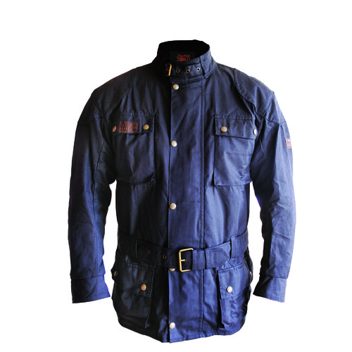 Burke and Wills Biker Oilskin Jacket