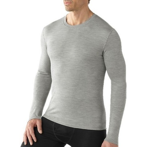 SmartWool Mens Base Layer Microweight Crew Shirt