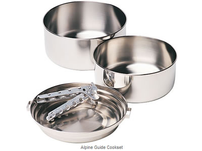  MSR Alpine 2 Stainless Steel Pot Cookset 
