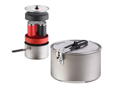  MSR EXO 2 Person Titanium 6 piece Cook System 