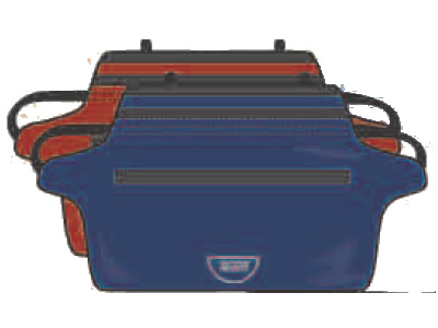  Team Water Tight Bum Bag Money Belt - Blue 
