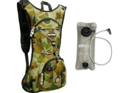 Caribee AUSCAM Quencher Hydration Pack with 2L Bladder 