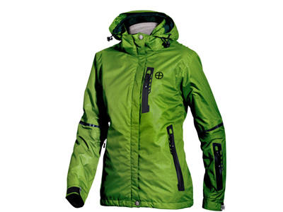  Vigilante Bergen 3 in 1 Womens Waterproof Rain Jacket VERDE 
