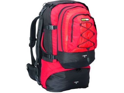  Black wolf Cancun 70L Travel Backpack & Detachable Daypack 
