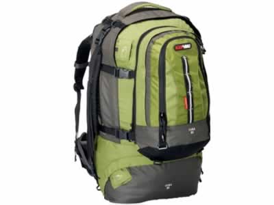  Black Wolf Cuba 65L Travel Backpack with Zip-off daypack 