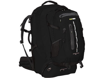  Black Wolf 90L Grand Teton Travel Pack & Zip-off AirTech Daypack 