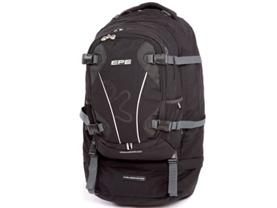 EPE Palooka 75L Travel Backpack with Zip-off Daypack BLACK EPE Palooka 75L Travel Backpack with Zip-off Daypack BLACK