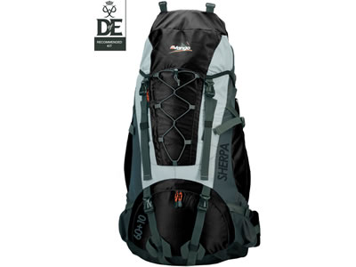  Vango Sherpa 60+10 Litre Rucksack Hiking Pack 