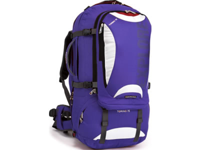  EPE Torino 75L Expandable Travel Pack & Zip-off Daypack BLUE 