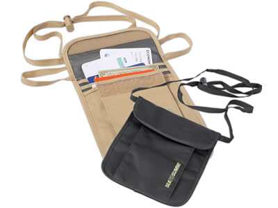  Sea To Summit Travel Light Neck Pouch BLACK 