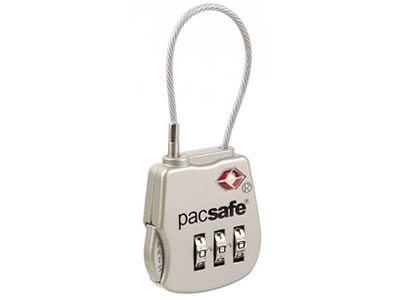  Pacsafe Prosafe 800 TSA 3 Dial Cable Lock 