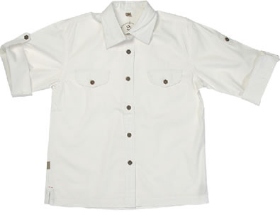 Adventure 3/4 Sleeve Ladies Cotton Shirt 