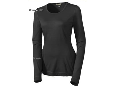  SmartWool Womens Base Layer Midweight Crew Shirt 