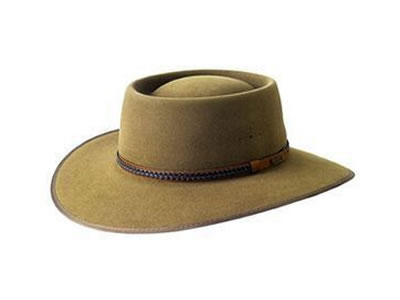  Akubra Plainsman Low Crown Felt Hat 