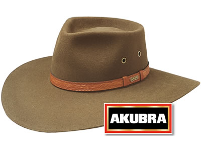  Akubra Territory WIDE Brim Felt Hat 