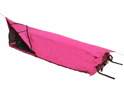  Burke & Wills Ironbark PINK Single Deluxe Canvas Swag 