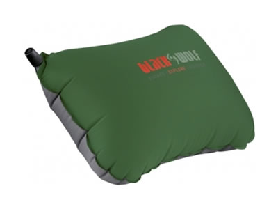  Black Wolf Deluxe Pillow Self-Inflating 