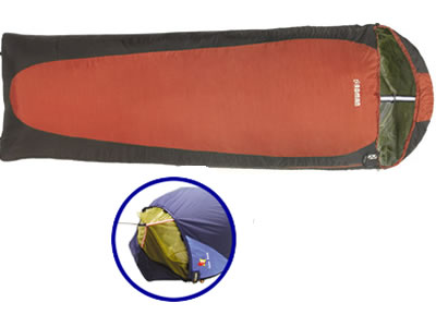  Roman Palm Gone Bush Compact Sleeping Bag & Mozzie Net 