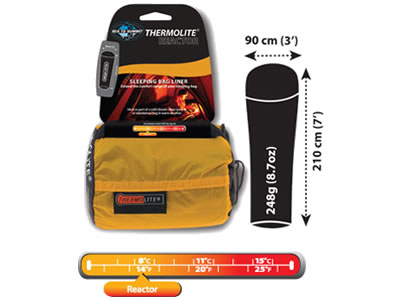  Sea To Summit Thermolite� Reactor std Sleeping Liner 