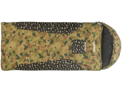  Roman Junior Sleepout -5c Camo Sleeping Bag 