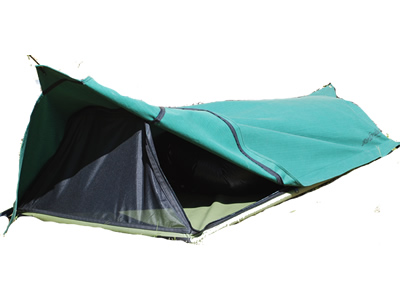  Onland Birdsville Single Traditional Canvas Swag GREEN 