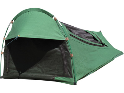  True Blue Banjo DOUBLE Deluxe Dome Canvas Swag 60mm Mat 