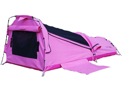 Onland Barrington DOUBLE Dome Canvas Swag PINK Onland Barrington DOUBLE Dome Canvas Swag PINK