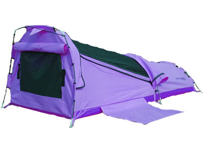 Onland Barrington DOUBLE Dome Canvas Swag PURPLE Onland Barrington DOUBLE Dome Canvas Swag PURPLE