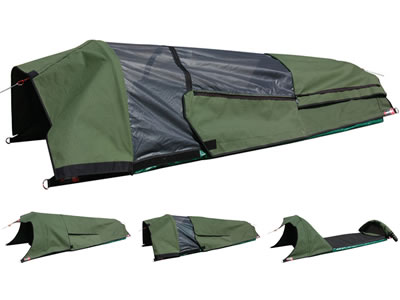  Moondyne Nimbus King single Dome Canvas swag 