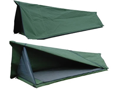  AOS Tent Apex Style Double Canvas Swag & 70mm Mat 