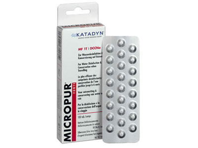  Katadyn Micropur Forte Water purifier tablets 100 pack 