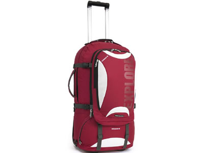  EPE Caracas Roller 65L Wheeled Travel Backpack & Daypack RED 
