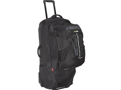  Black Wolf Grand Royale 75L Wheeled Travel Backpack & Detachable Daypack 