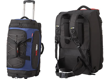  Black Wolf Ridgerunner 60+20L Wheeled Gear Bag Backpack 