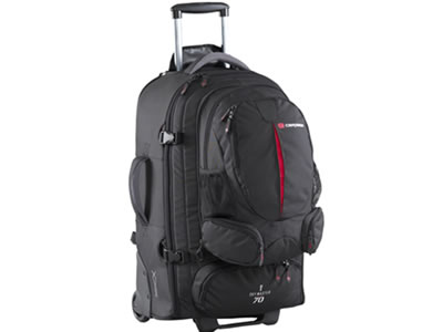  Caribee Sky Master 70L Wheeled Travel Pack & Detachable Daypack 
