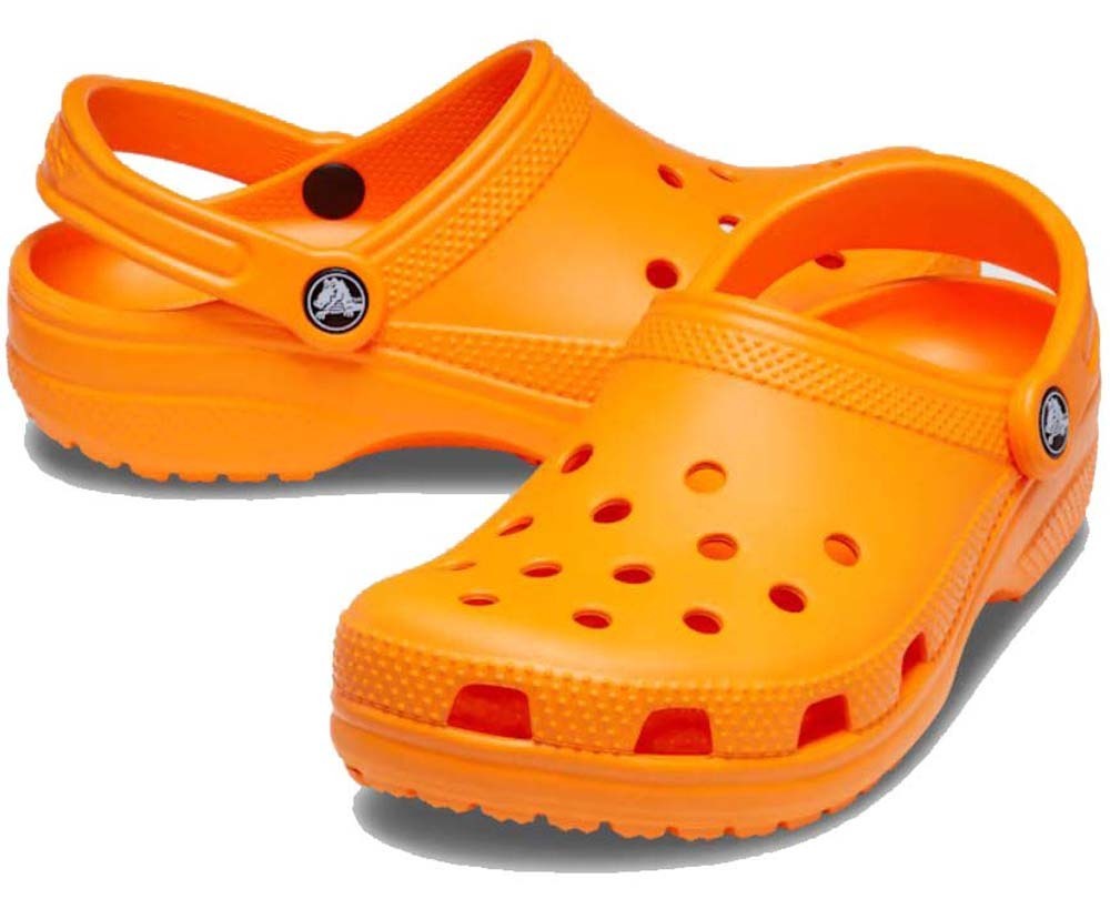 Crocs Classic Unisex Clogs - Orange Zing