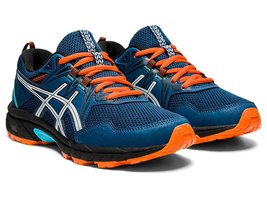 Asics GelVenture 8 GS Kids Trail Running Shoes Mako