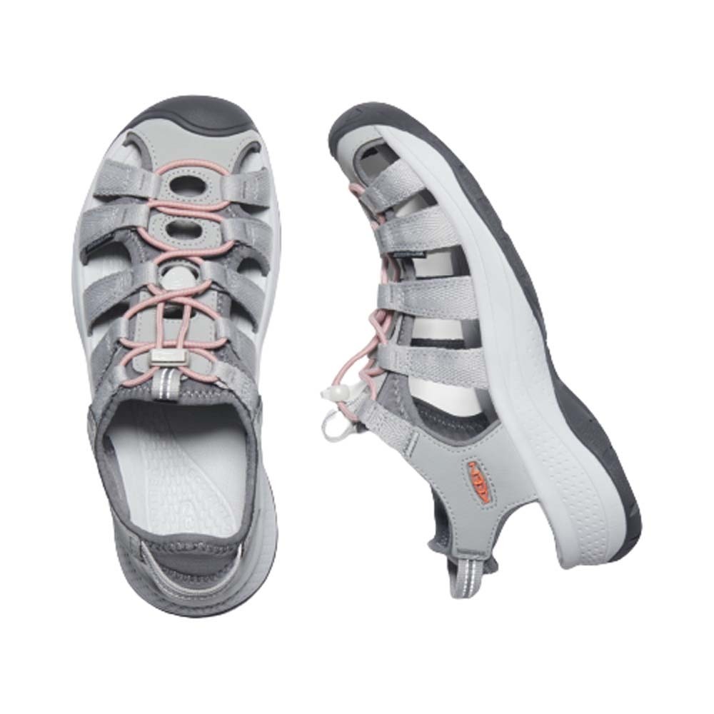 Keen Astoria West Womens Hiking Sandals Grey Coral