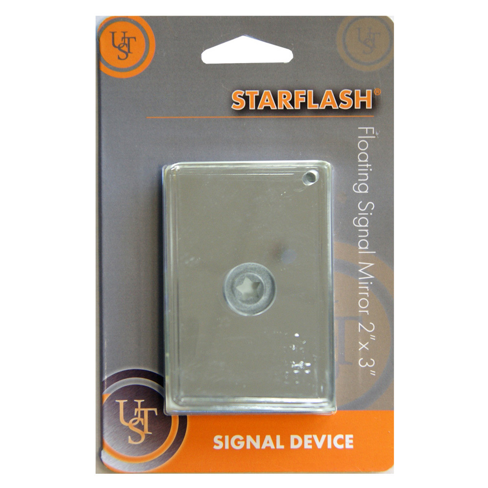 Grey UST StarFlash Floating Signal Mirror 2x3 