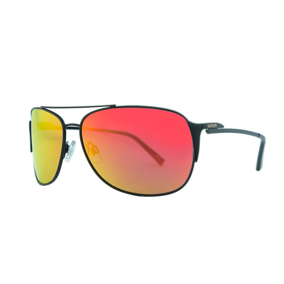 Venture Eyewear Maverick Polarised Sunglasses Black/Red Revo