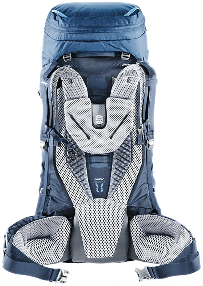Deuter OP Aircontact 75L + 10L Mens Trekking Backpack Midnight/Navy
